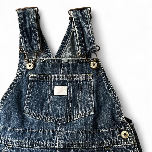 Vintage OshKosh B'gosh denim overall dress with adjustable straps - Picture 1 of 7